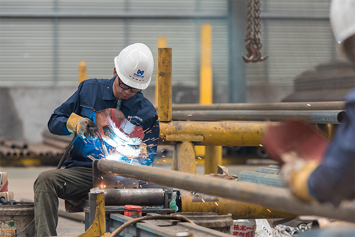 肥城网架焊接车间